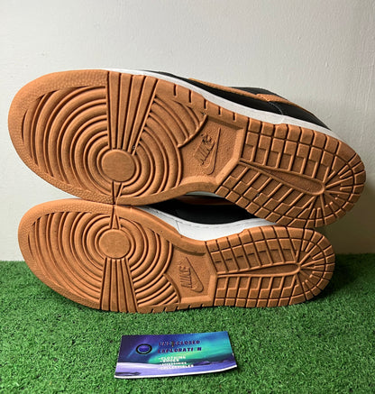 Nike Dunk low black amber brown size 9men/10.5women