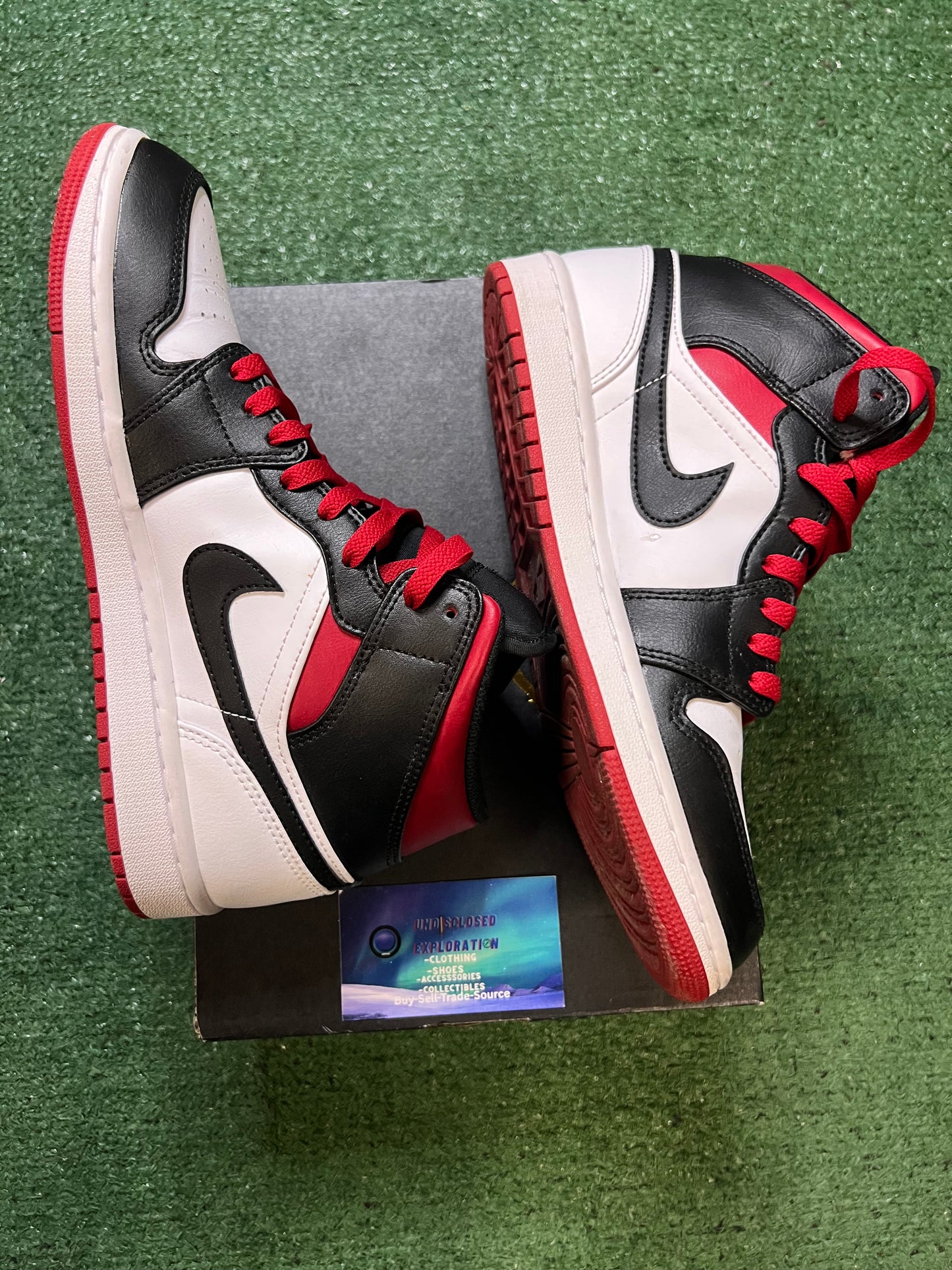 Air Jordan 1 gym red black toe size 8men/9.5women