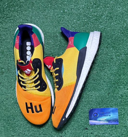 Adidas Solar Hu Glide Multi Color 10.5 Men/12 Women “Preowned”