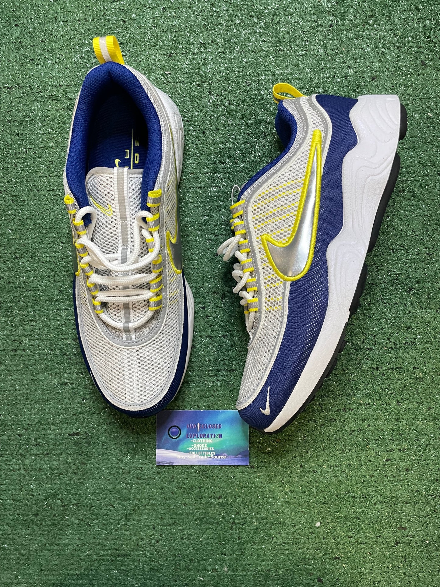 Nike Air Zoom spiridon deep royal yellow strike