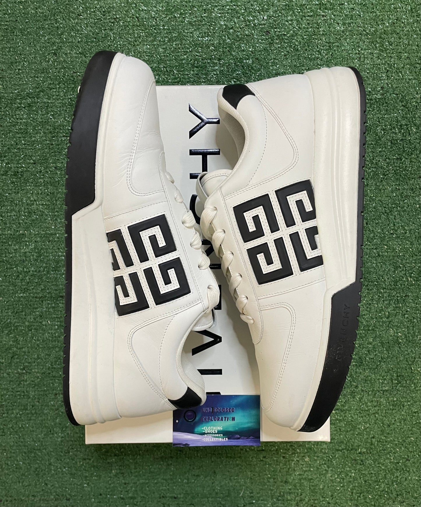 Givenchy G4 black and white sneakers size 13men/14.5women(EU 46)