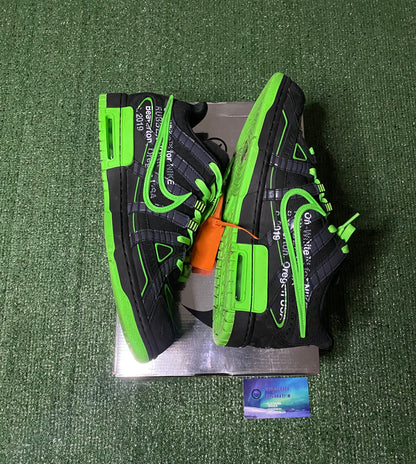 Nike off white rubber green dunk size 10.5men/12women