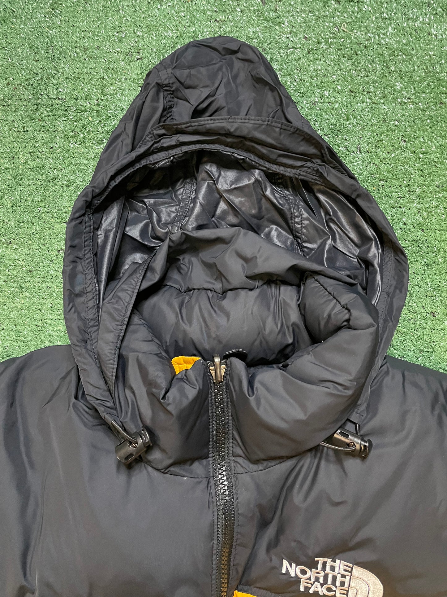 The North Face Nuptse 700 yellow jacket