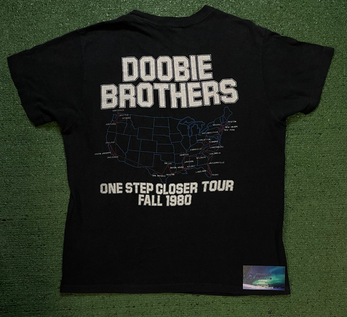 Vintage 1980s Doobie Brothers one step closer Tour Fall 1980 tee