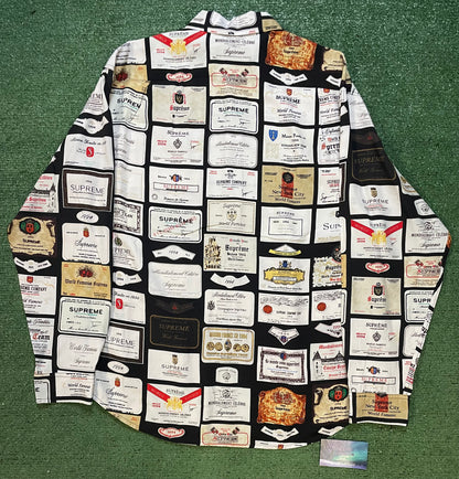 Supreme label button down shirt
