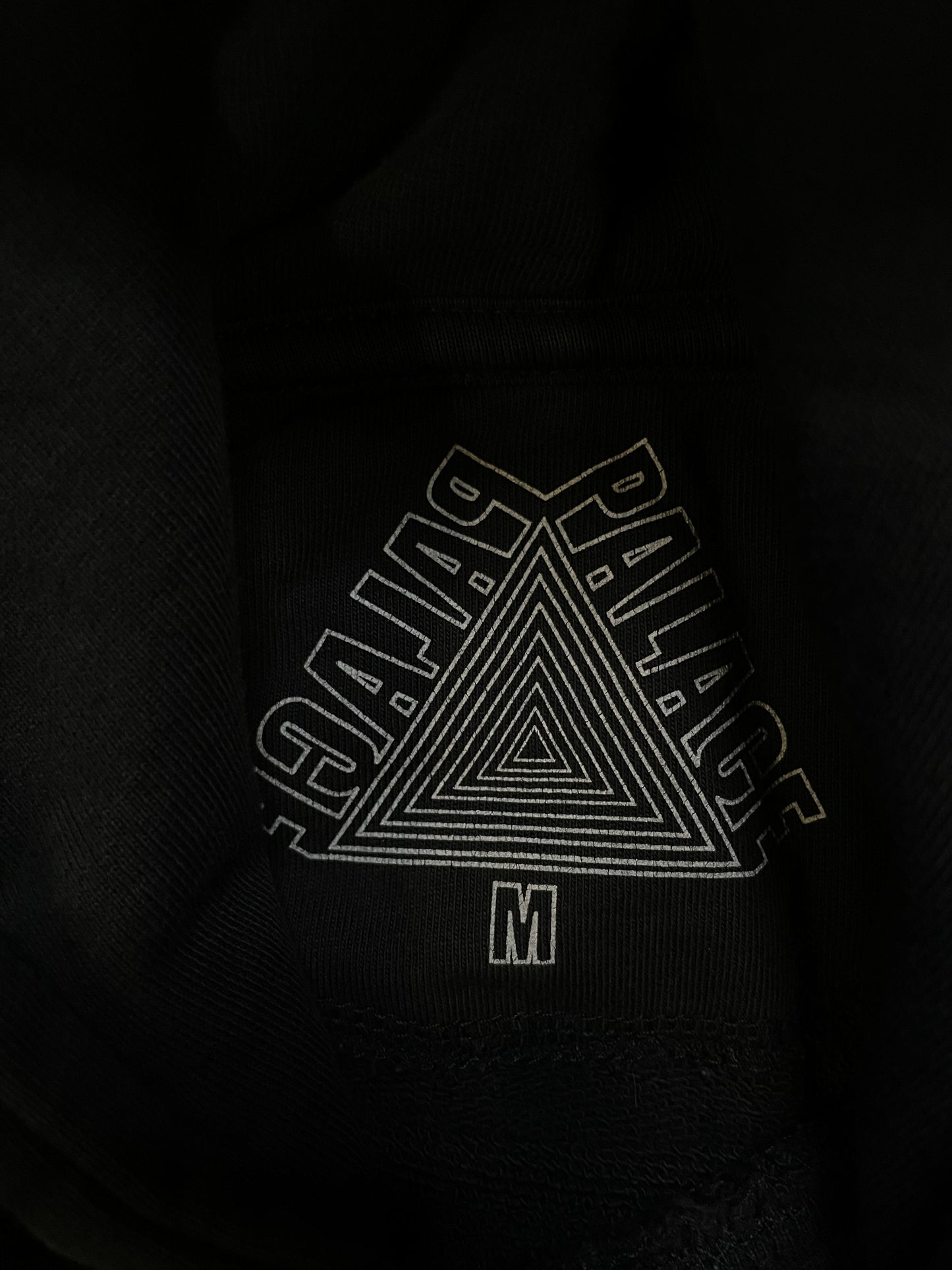Palace black fat pee hoodie
