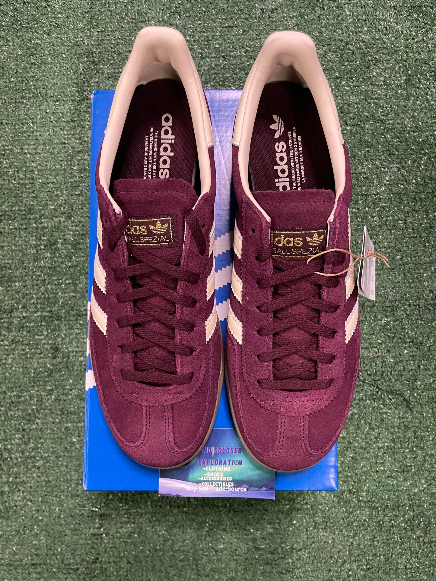 Adidas handball spezial maroon cream white