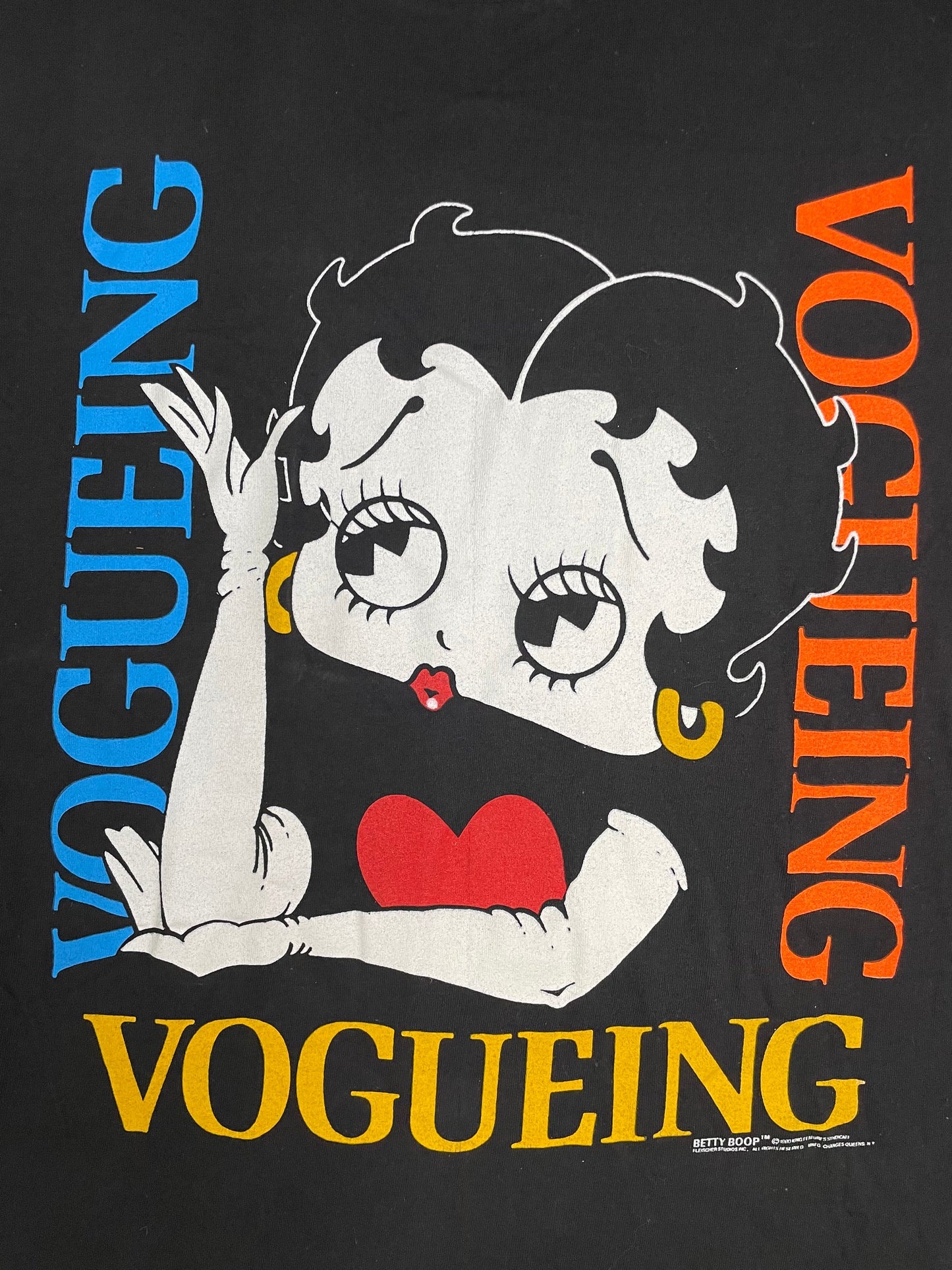 Vintage 1990s betty boop vogue  vogueing tee