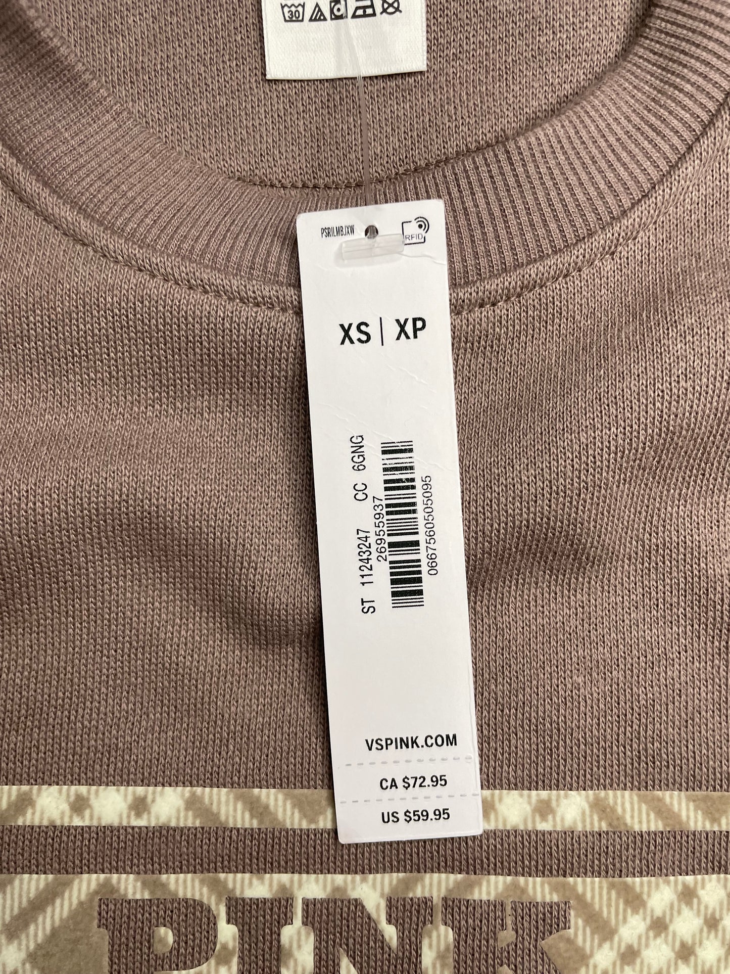 Victoria secret pink ivy classic crewneck