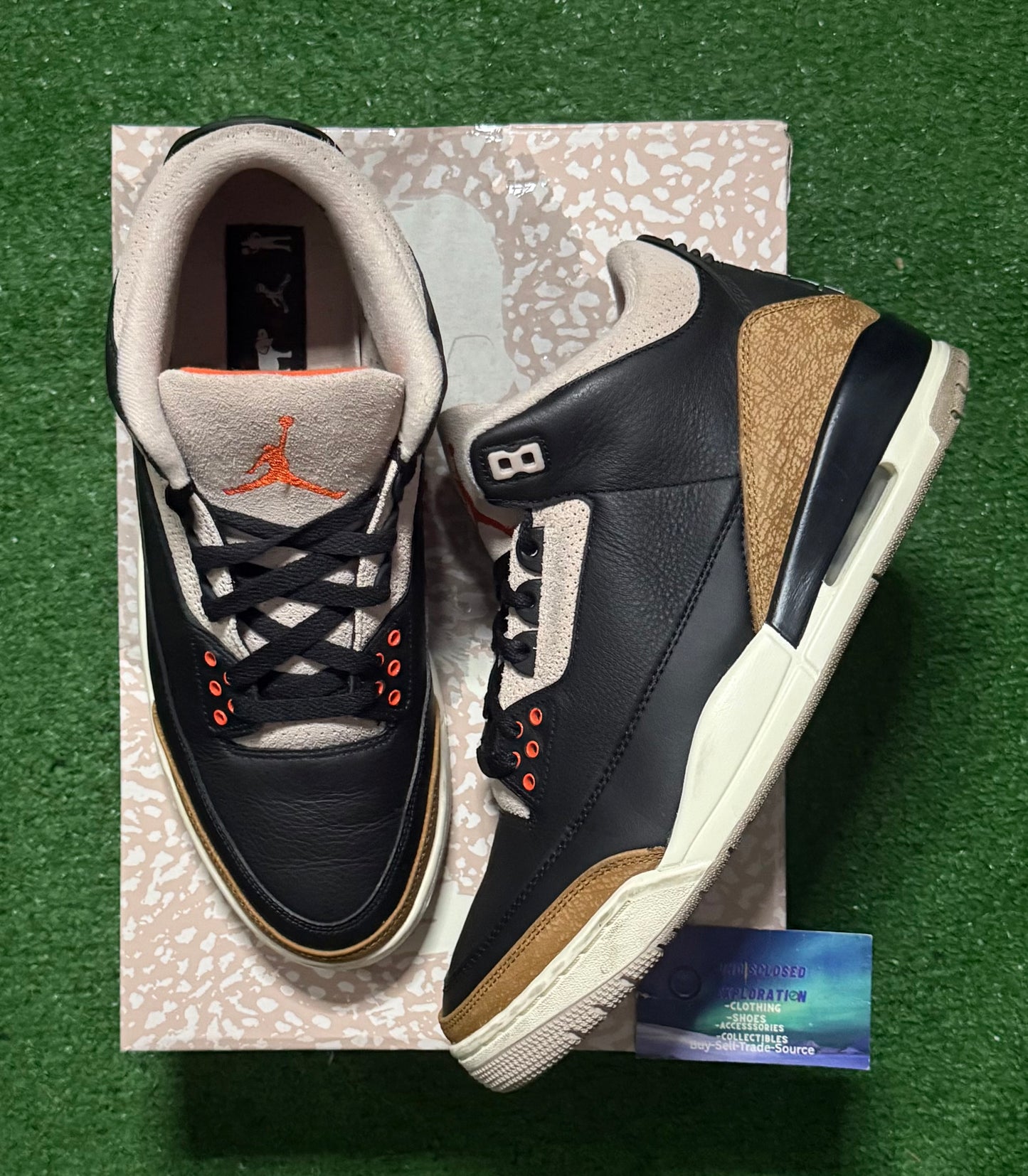 Jordan 3 Desert Elephant 11 Men/12.5 Women “Preowned”