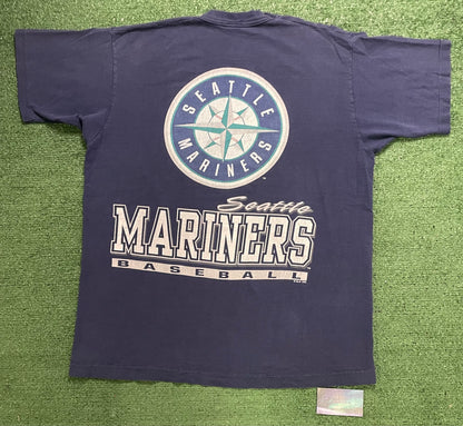 Vintage 1990s Seattle Mariners baseball tee