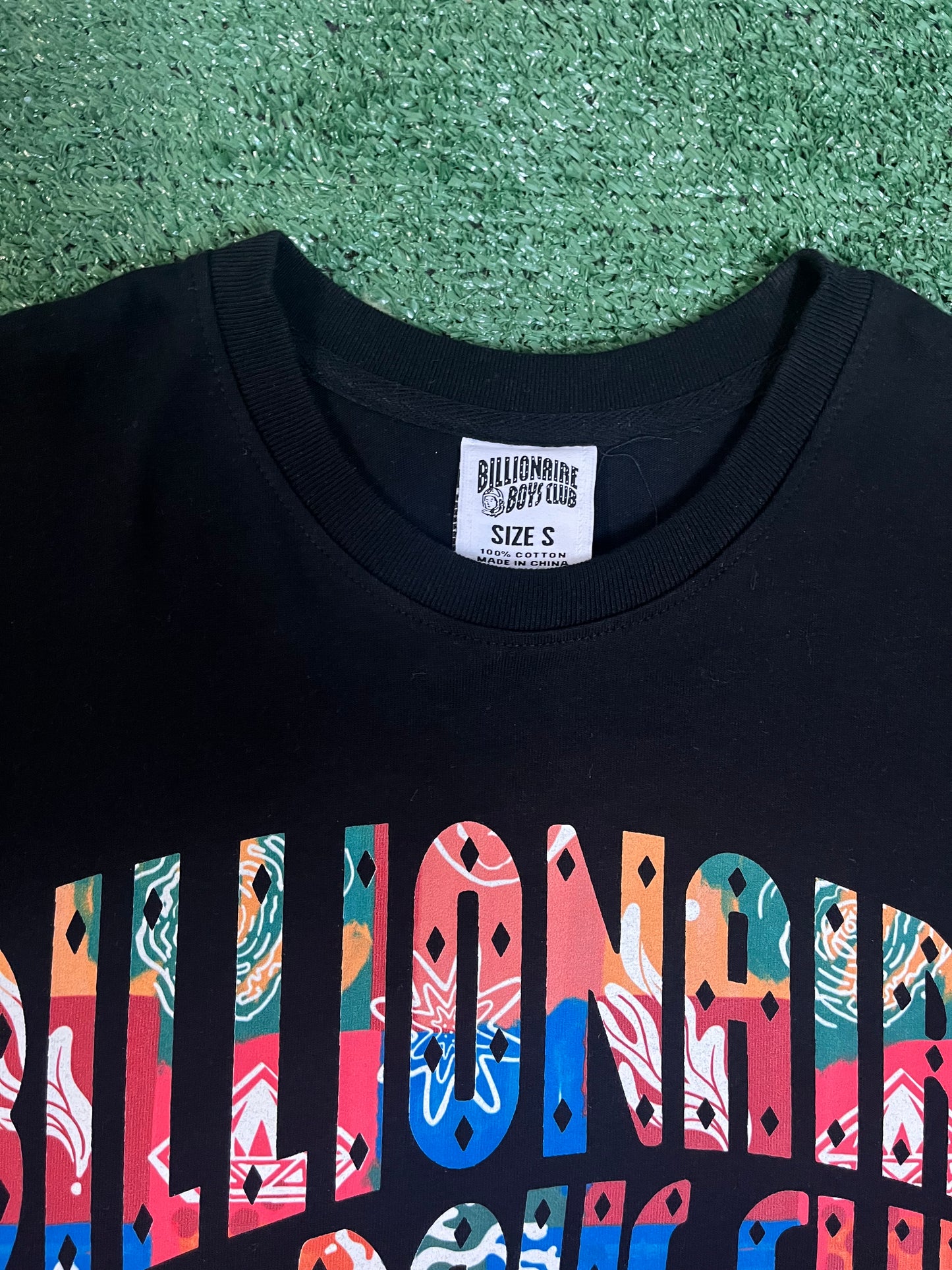 Billionaire boys club arch logo black tee