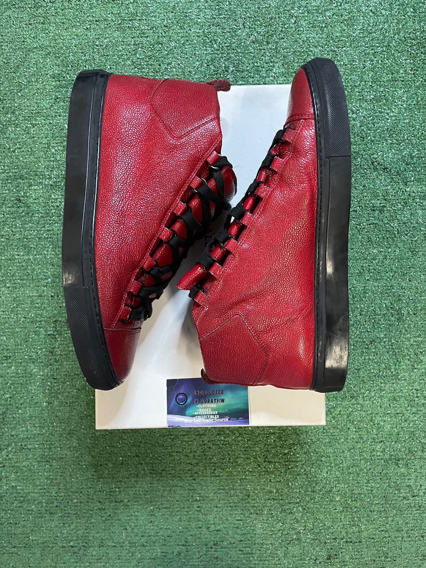 Balenciaga arena black and red size 10men/11.5women(EU 43)