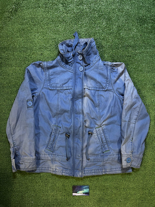 Vintage mossimo blue bomber jacket