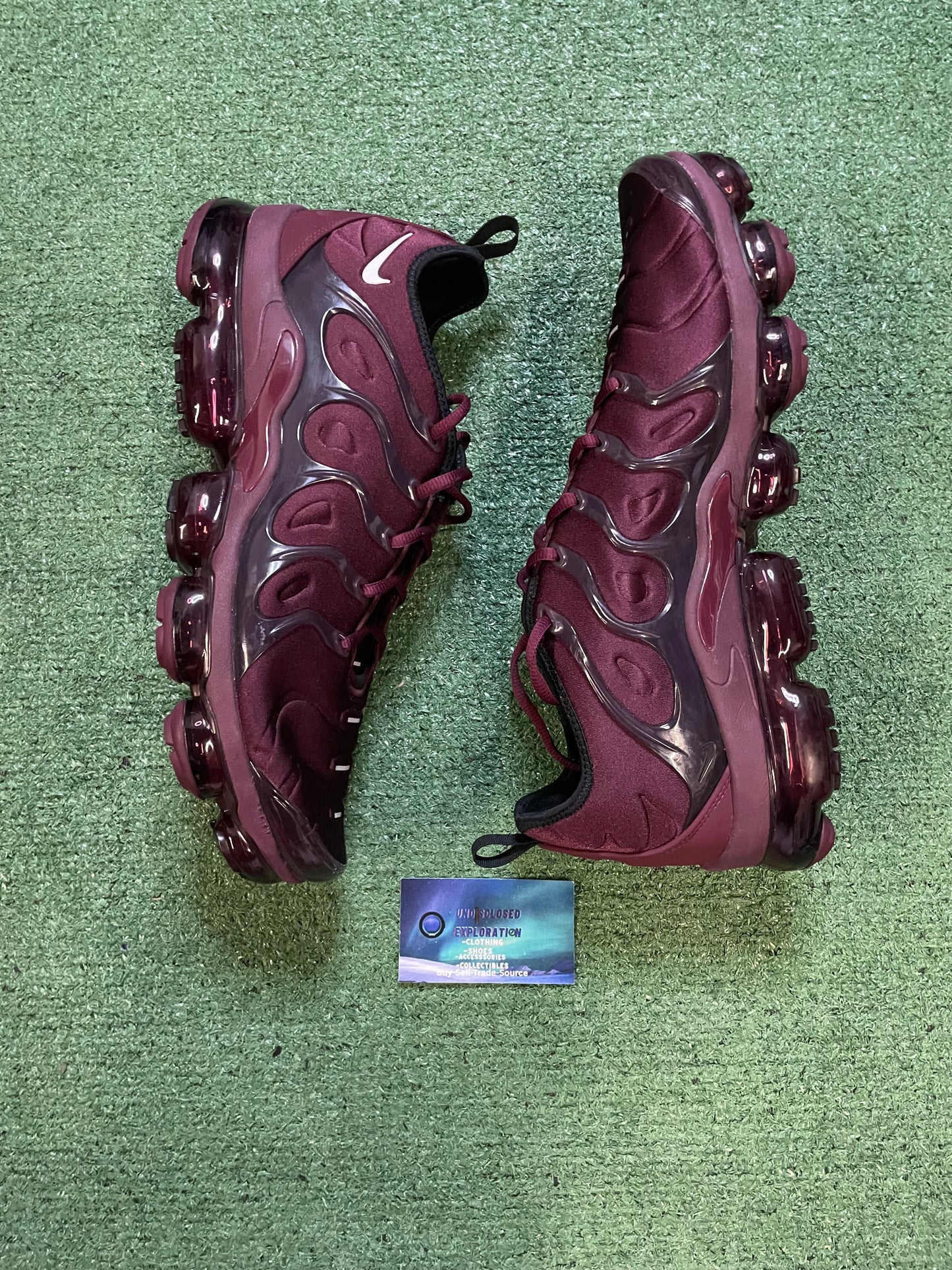 Nike vapormax plus night maroon size 14men/15.5women