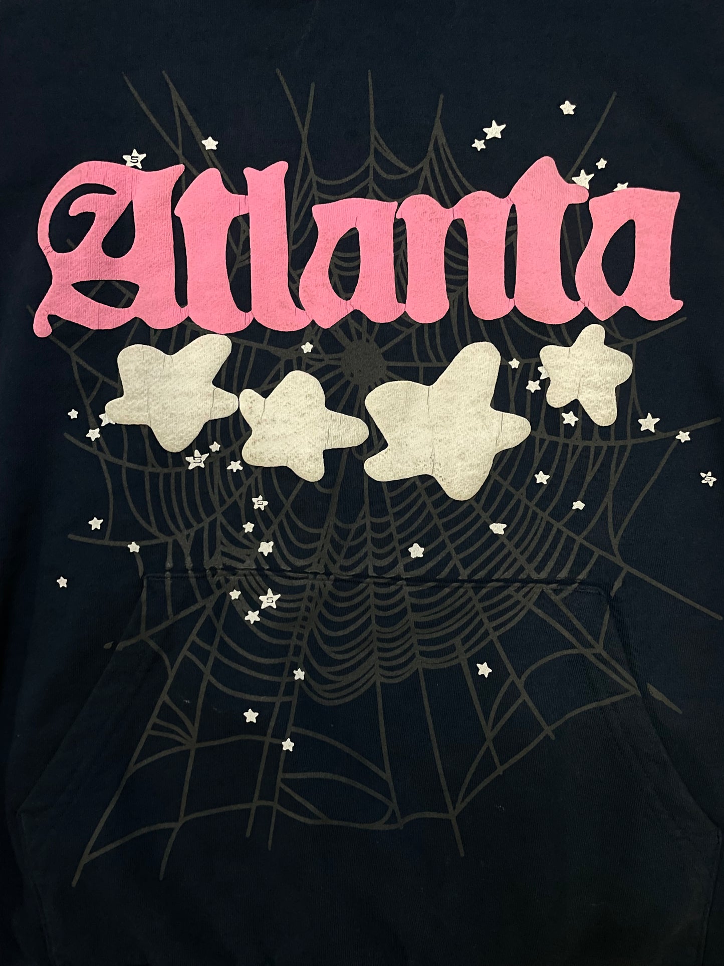 Sp5der atlanta navy hoodie