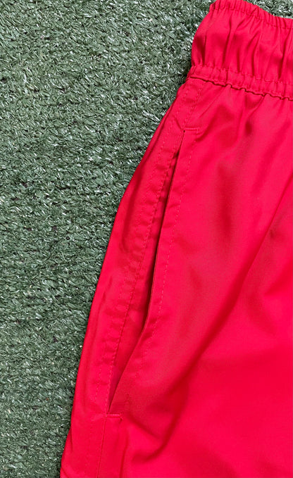 Nike club flow red essential shorts
