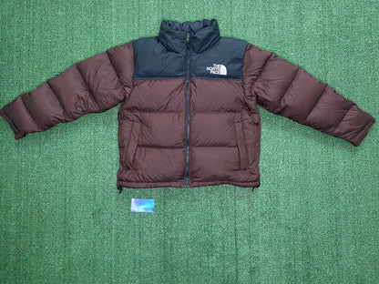 North face nuptse coal brown