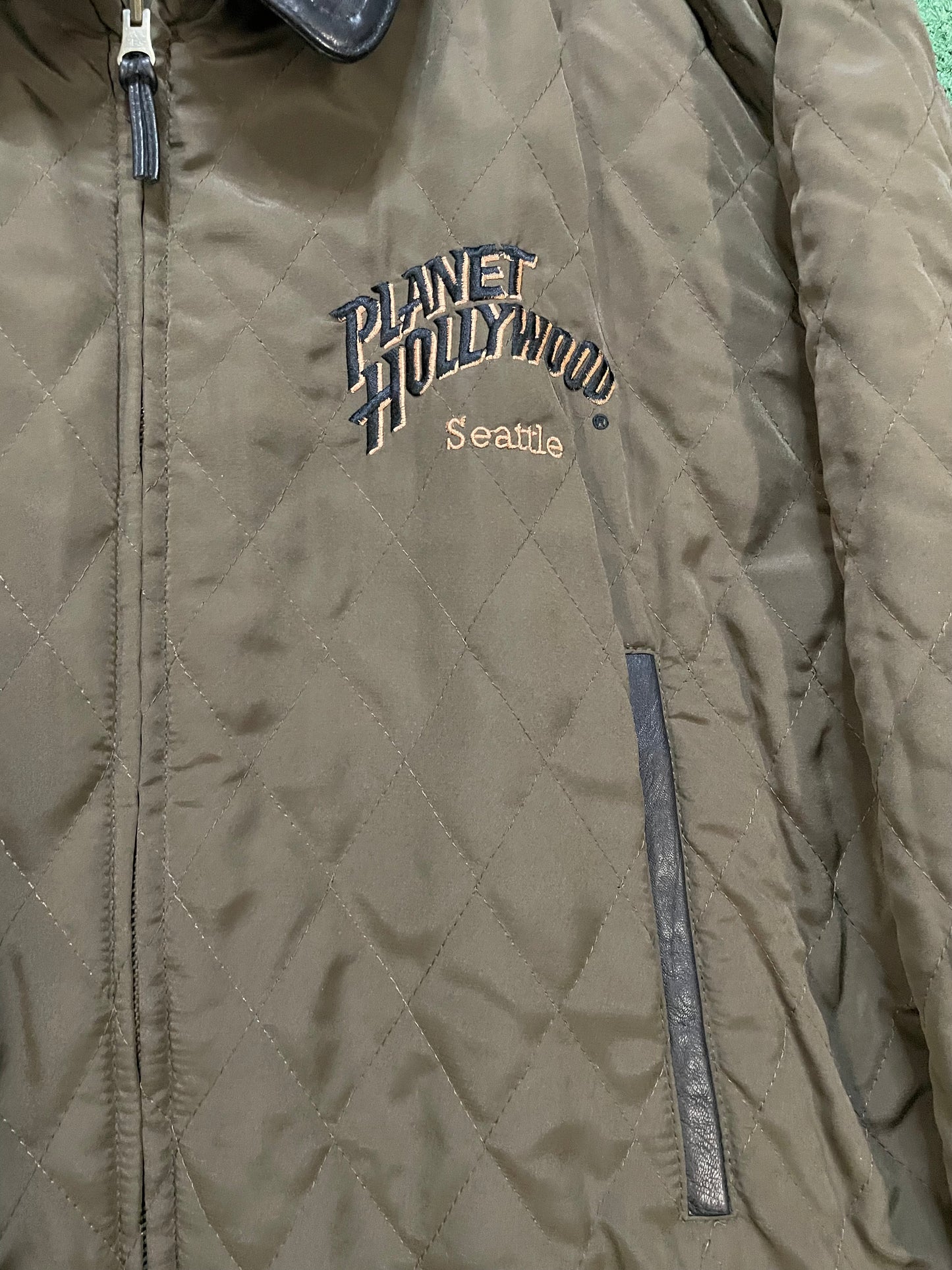Vintage 1990s Planet Hollywood Seattle reversible jacket