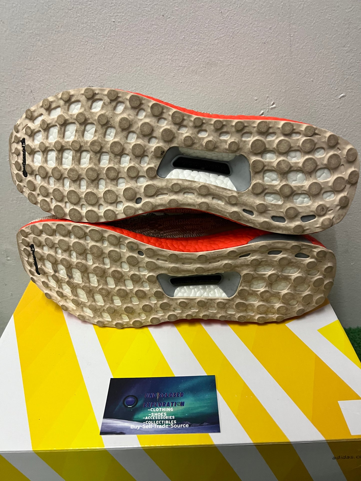 Adidas ultraboost uncaged trace cargo size 10.5men/12women