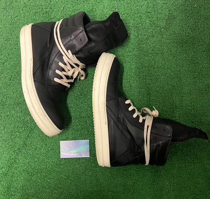 Rick Owens geobasket black size 9.5men/11women(EU 42.5)