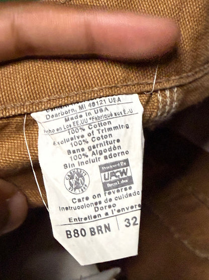 Vintage Carhartt Double Knee Shorts Tan