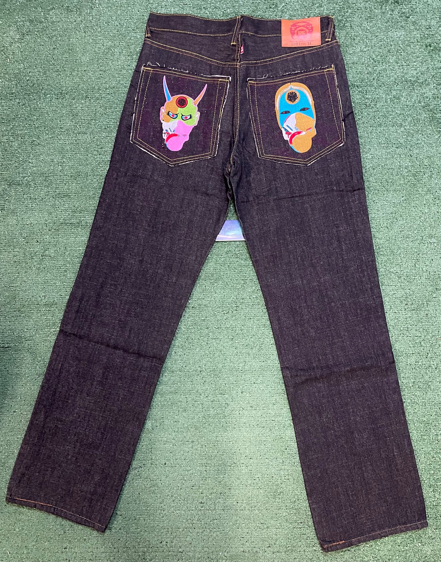 Vintage 1990s Red Monkey Company RMC embroidered jeans