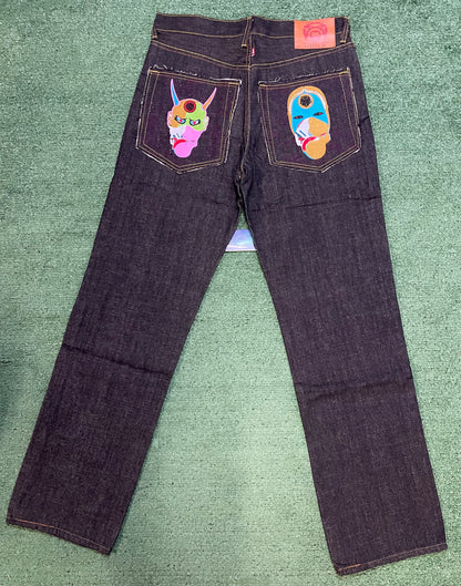 Vintage 1990s Red Monkey Company RMC embroidered jeans