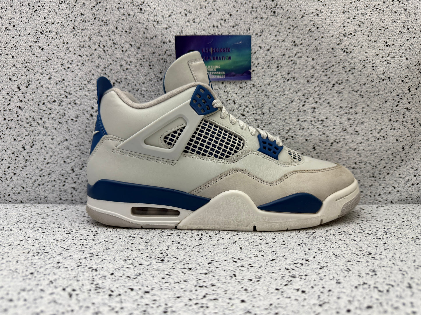 Jordan 4 Military Blue 9 Men/10.5 Women “Preowned”
