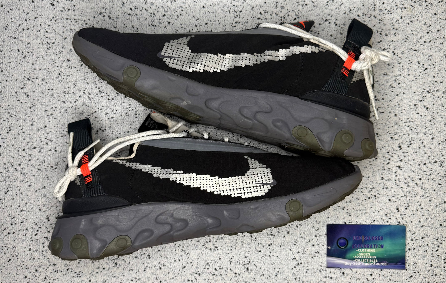 Nike React WR ISPA Gunsmoke 12 Men/13.5 Women “Preowned”