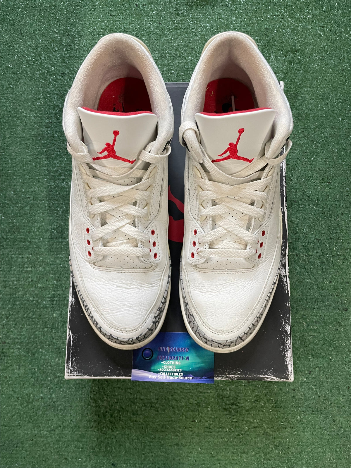 Air Jordan 3 white cement reimagined size 10men/11.5women