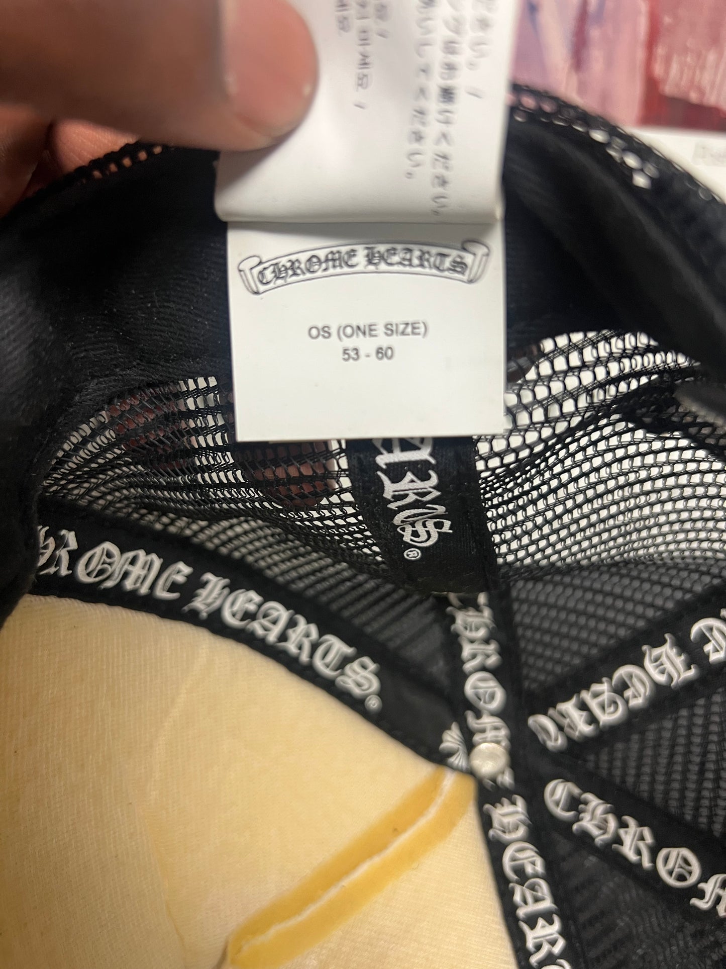Chrome Hearts King Taco Hollywood black and white Hat