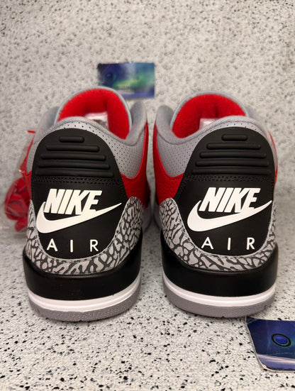 Jordan 3 Unite Red Cement