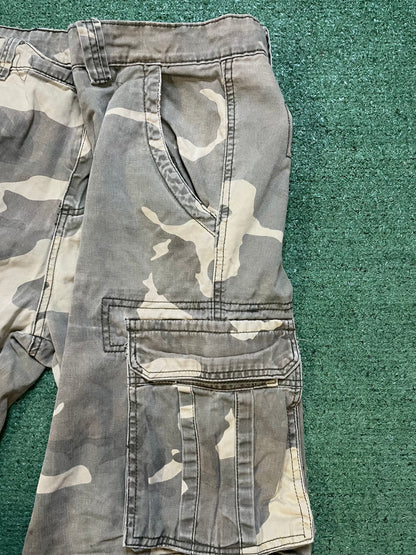 Camo cargo shorts
