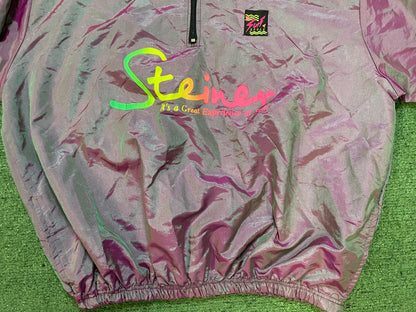 Vintage 1990s Surf Style Steiner iridescent sweatsuit