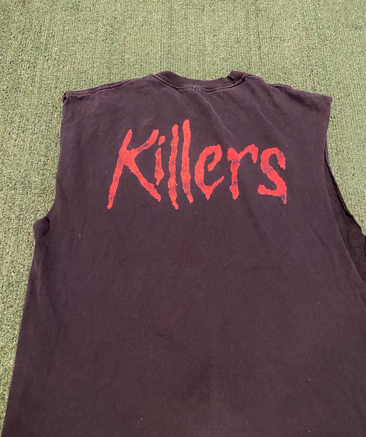 Vintage Iron Maiden killers cutoff tee