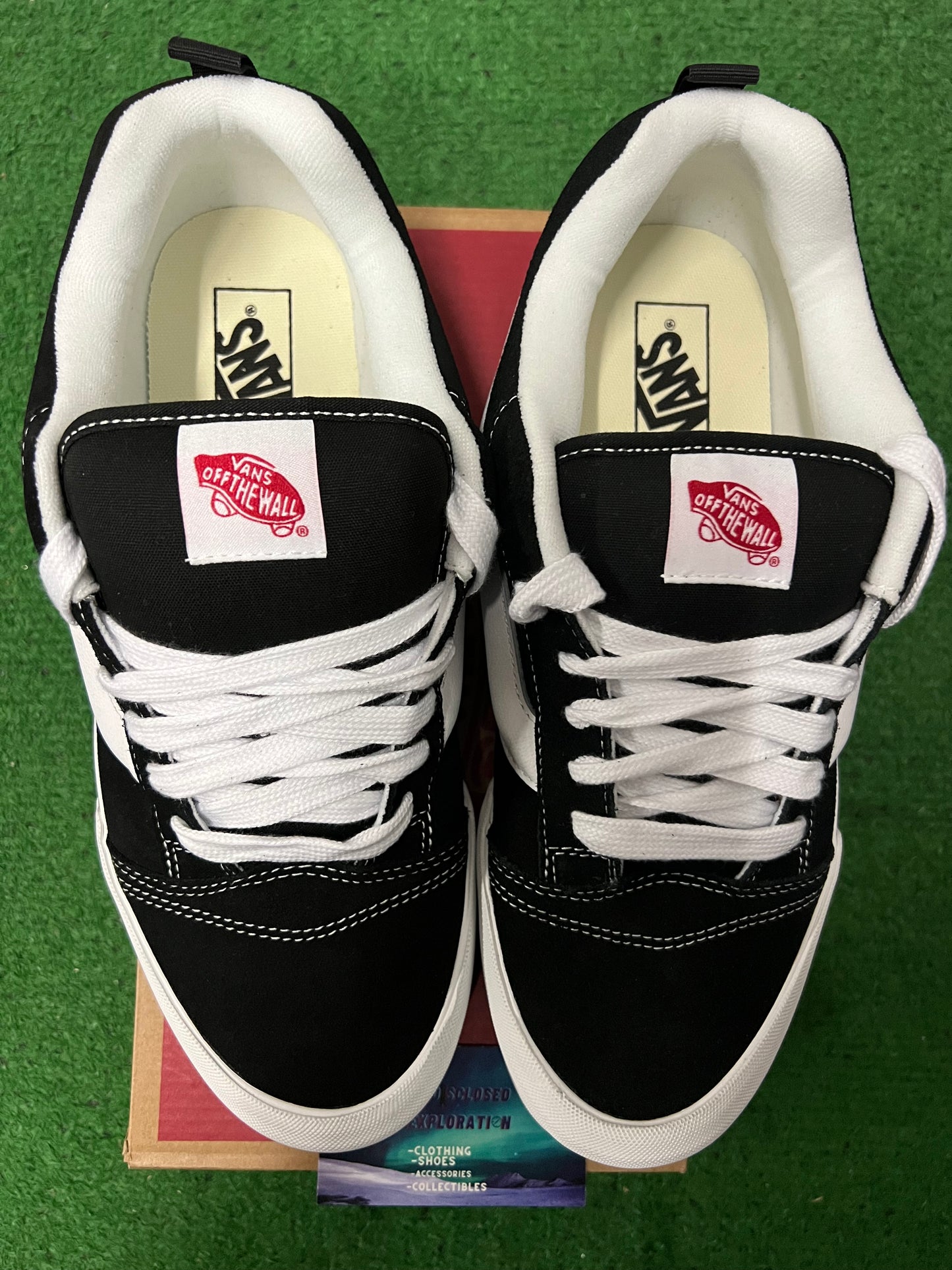 Vans Knu old skool black white