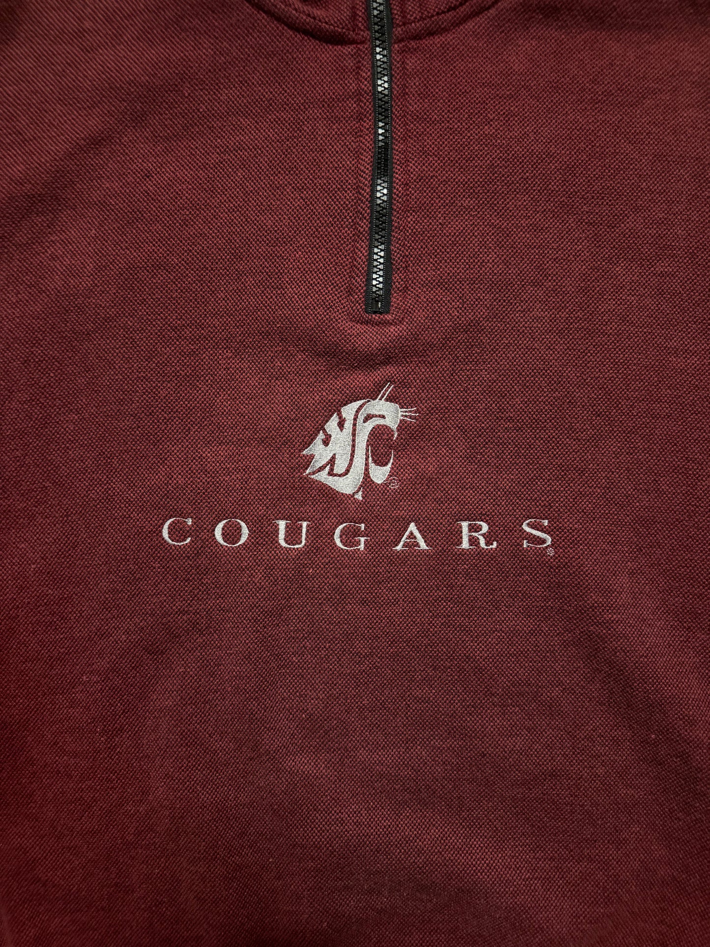Vintage Washington State Cougars Quarter Zip Fleece