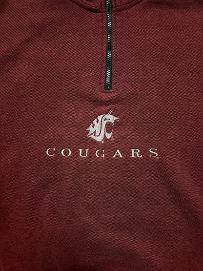 Vintage Washington State Cougars Quarter Zip Fleece