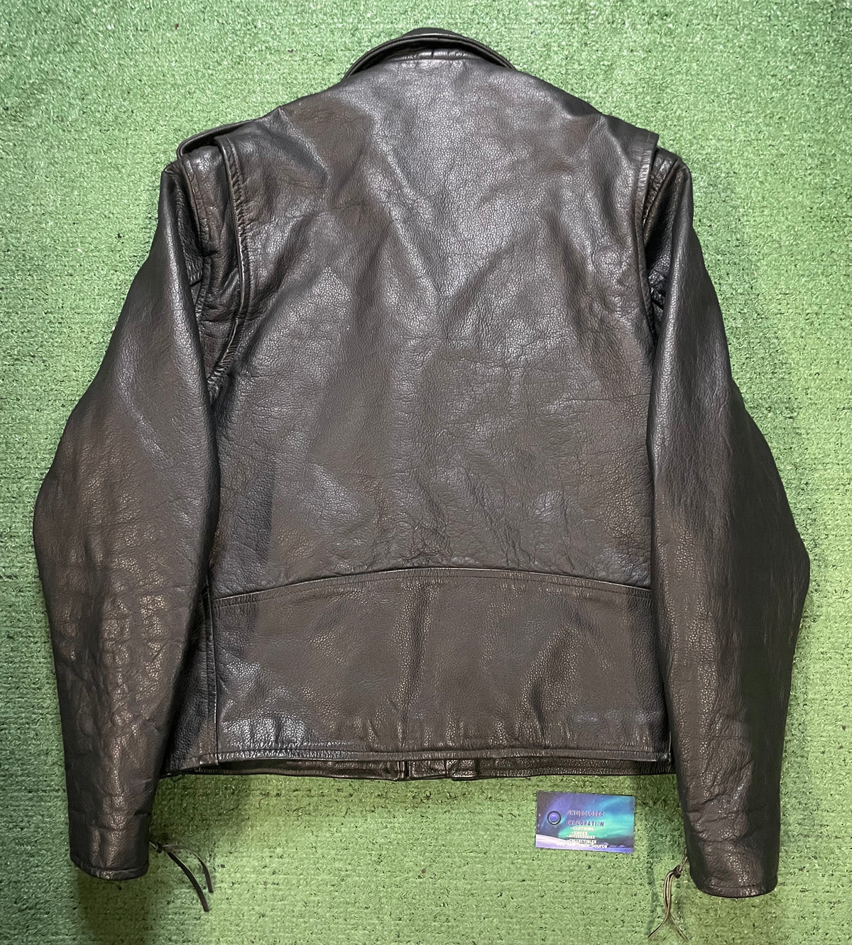 Raiders Leather biker Jacket