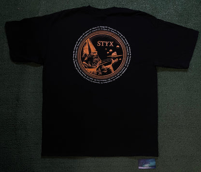 Vintage  2000s Styx tour black and orange tee