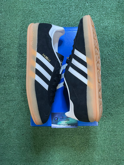 Adidas Gazelle black white gum
