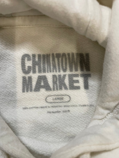 Chinatown Market white & blue arc logo hoodie