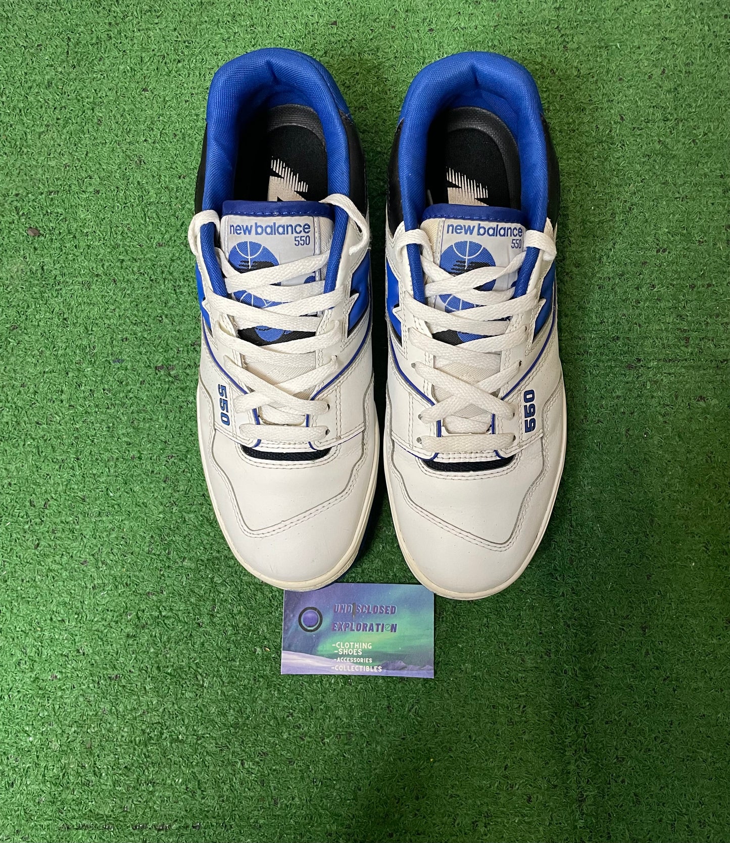 New Balance 550 white team royal 10men/11.5women