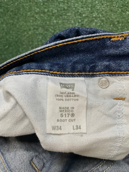 Levi 517 bootcut stone wash jeans