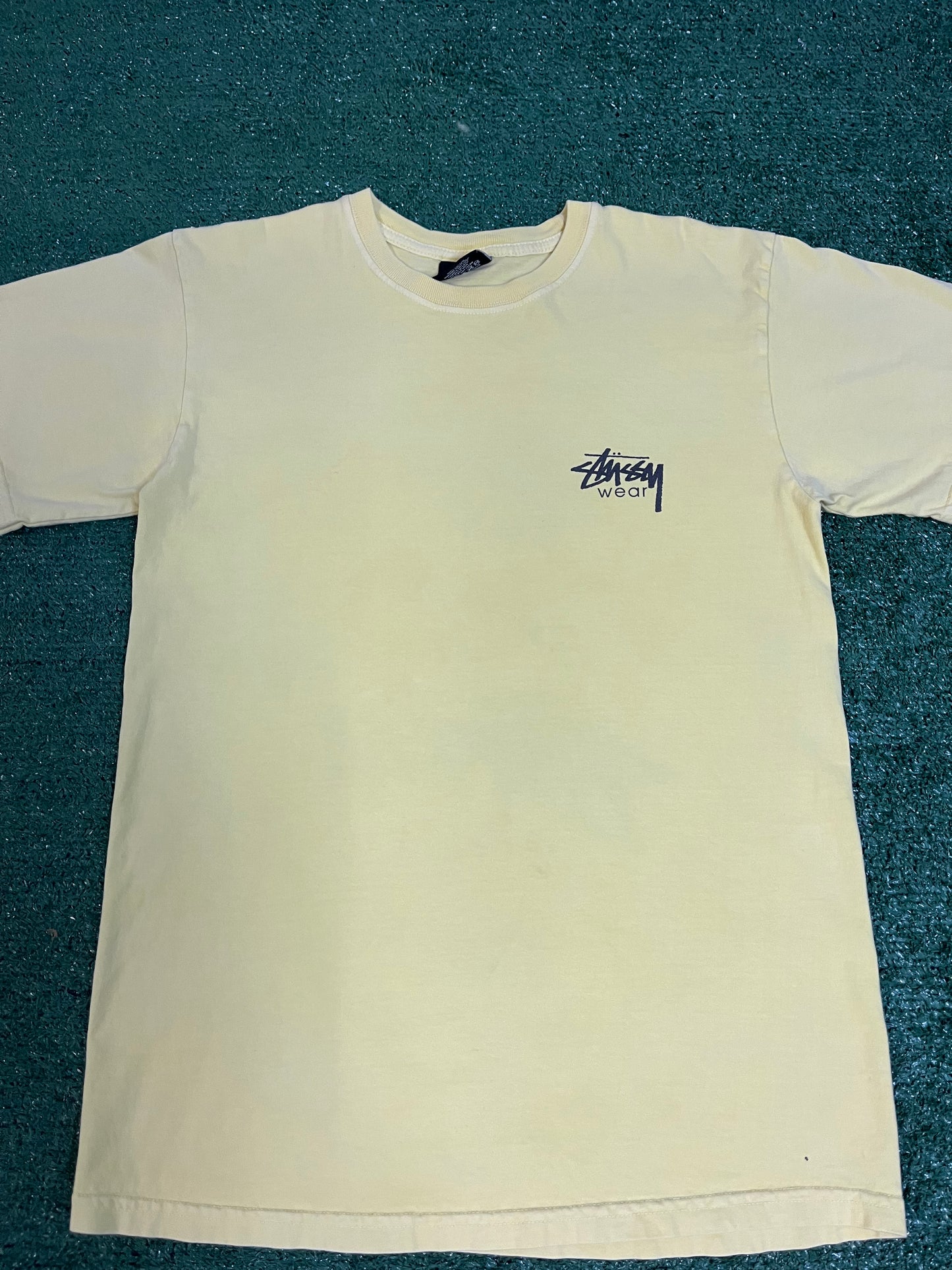 Stussy yellow Poseidon tee