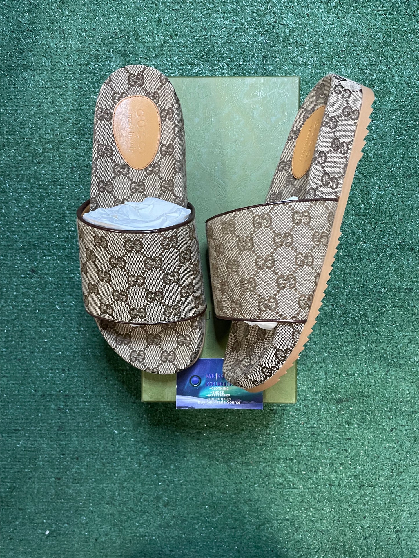 Gucci GG Monogram Beige slide