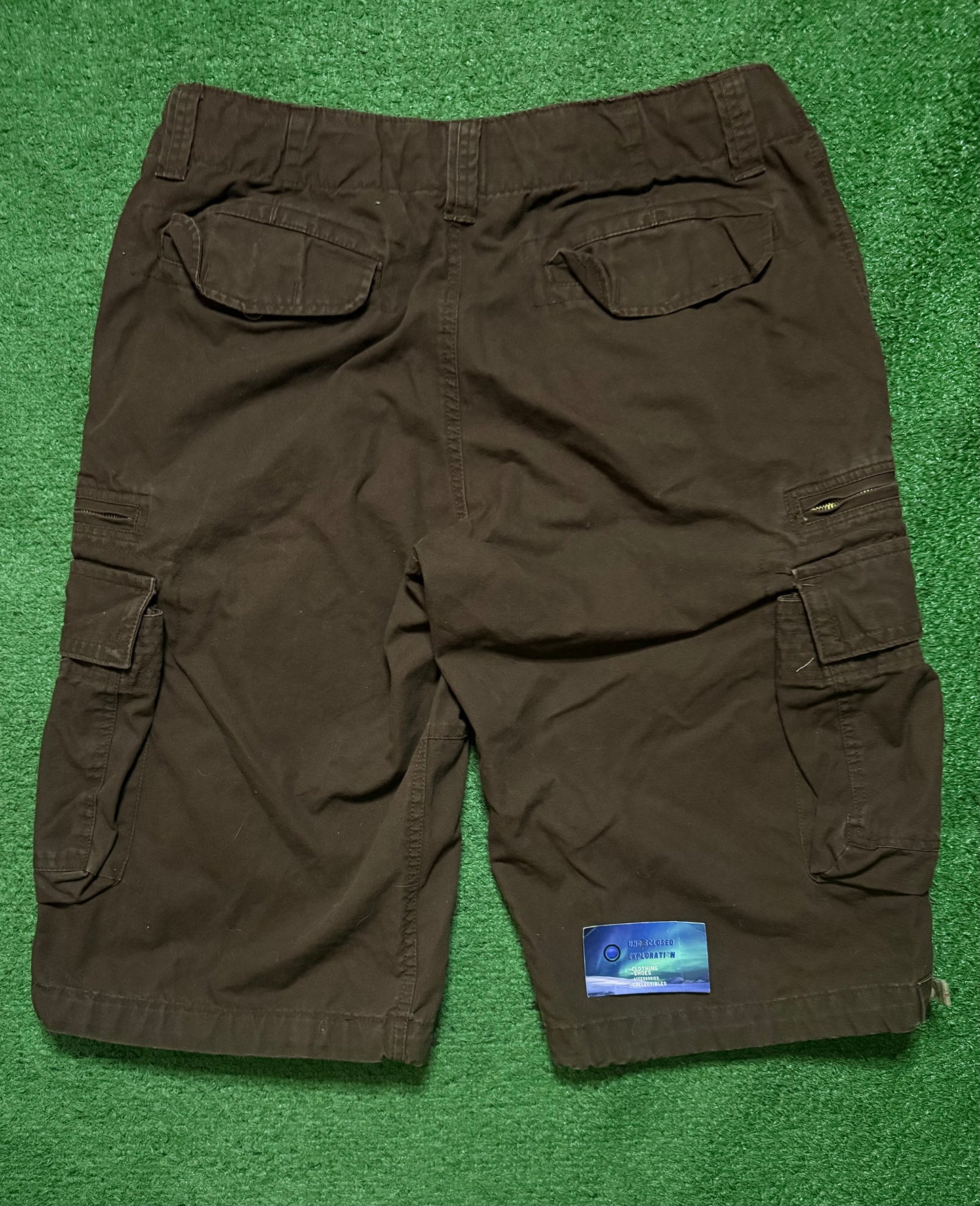 Vintage Molecule Brown Cargo Shorts