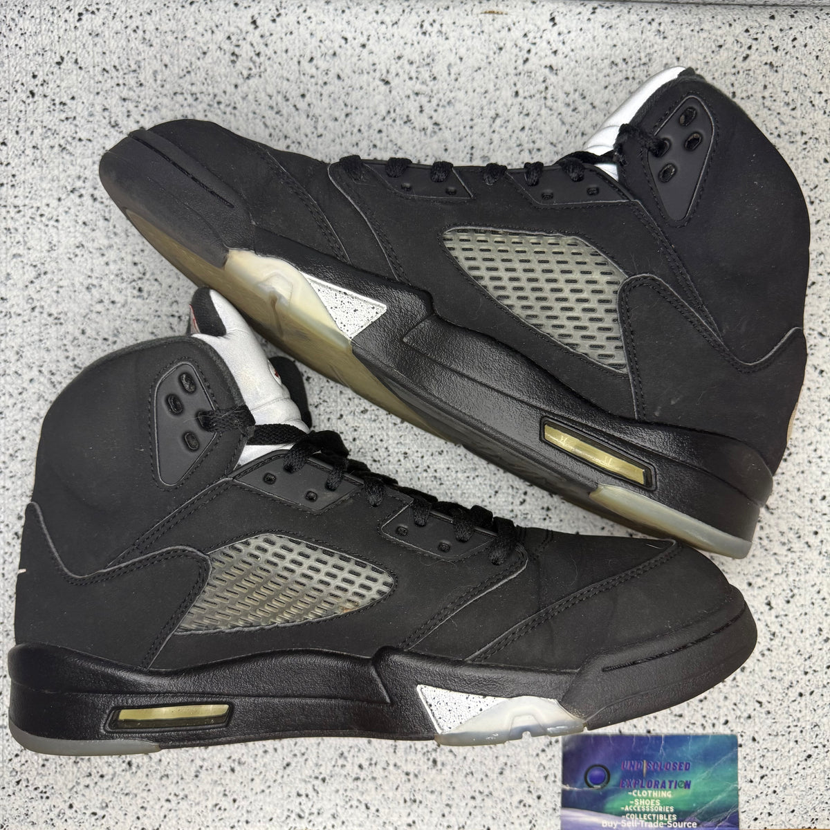 Jordan 5 Black Metallic 2016 11.5 Men “Preowned”