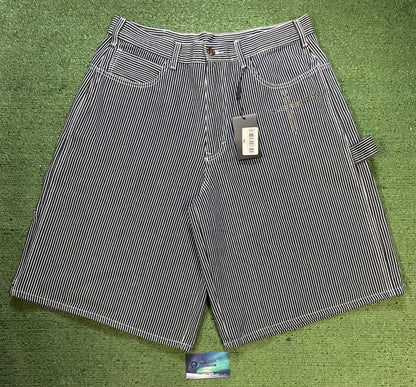 GV Gallery state prop Raspberry hills denim shorts